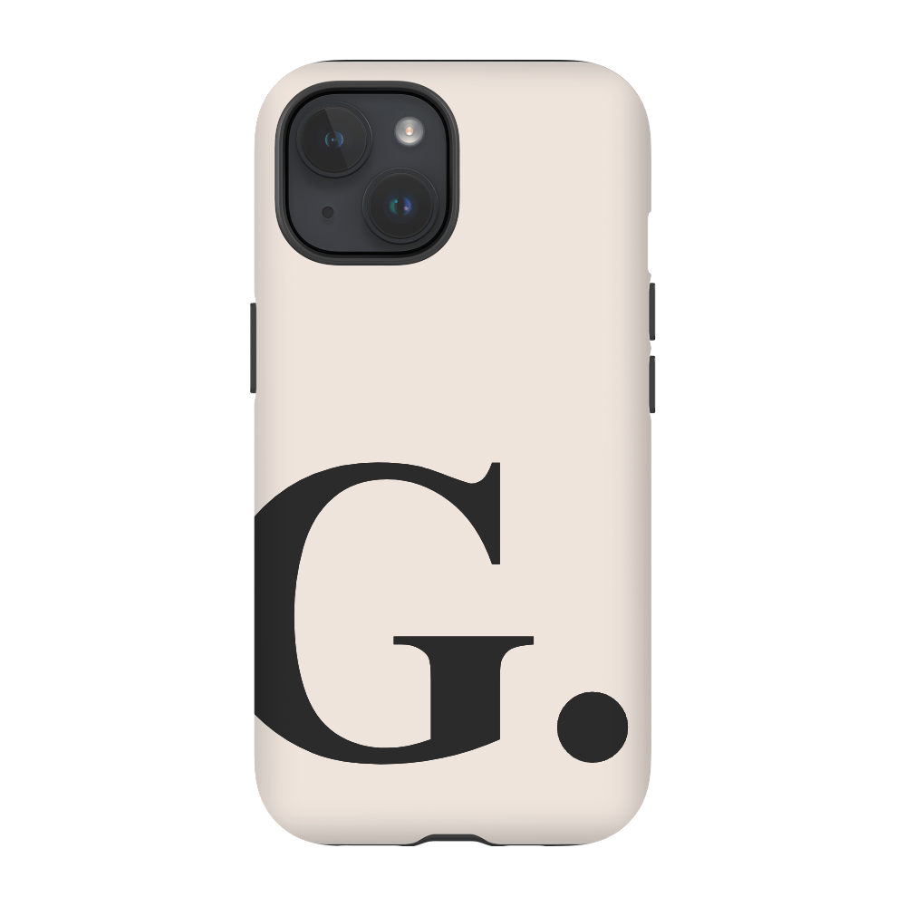 Big Minimal Personalised Strong Phone Case