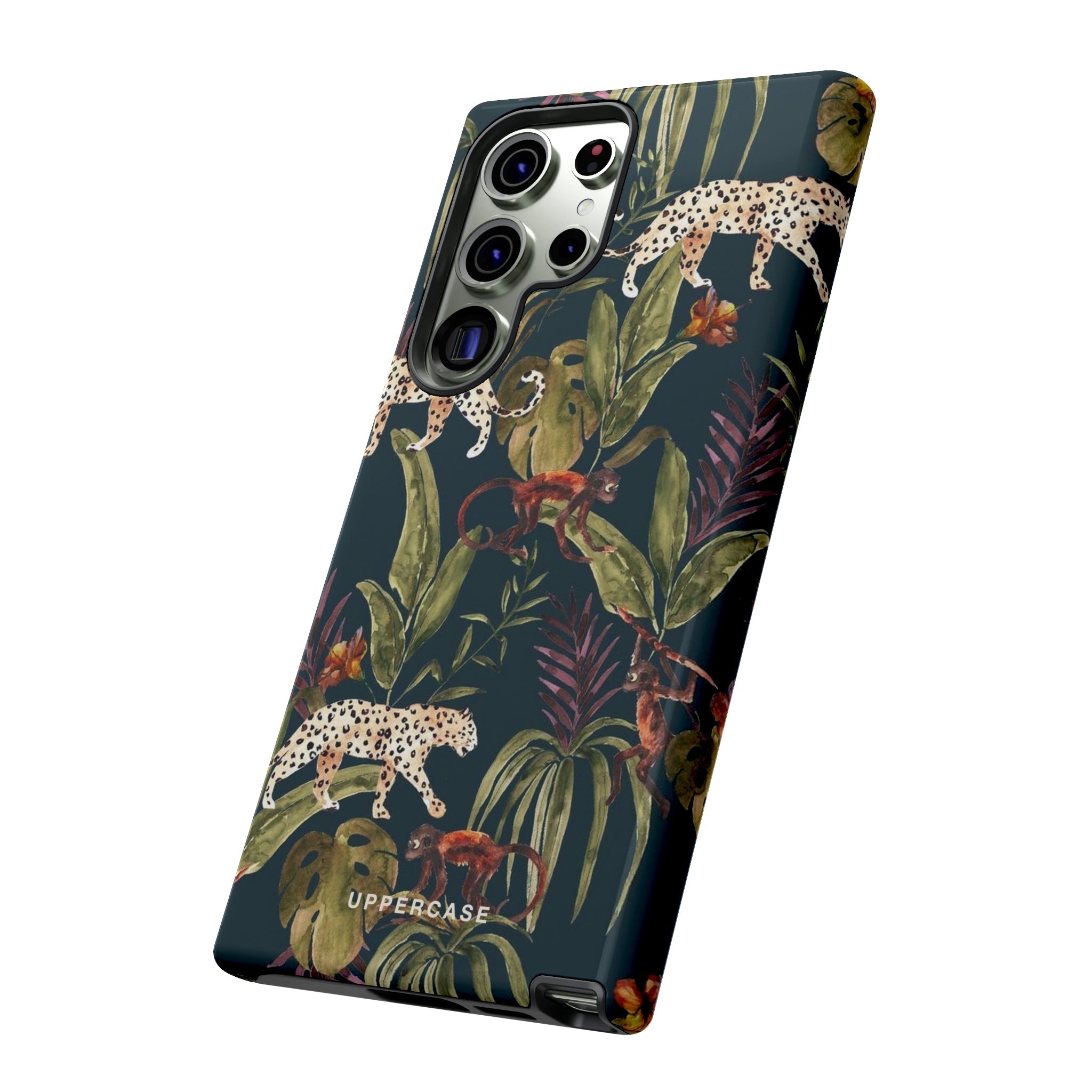 Leopard Prowl - Forest - Personalised Strong Case