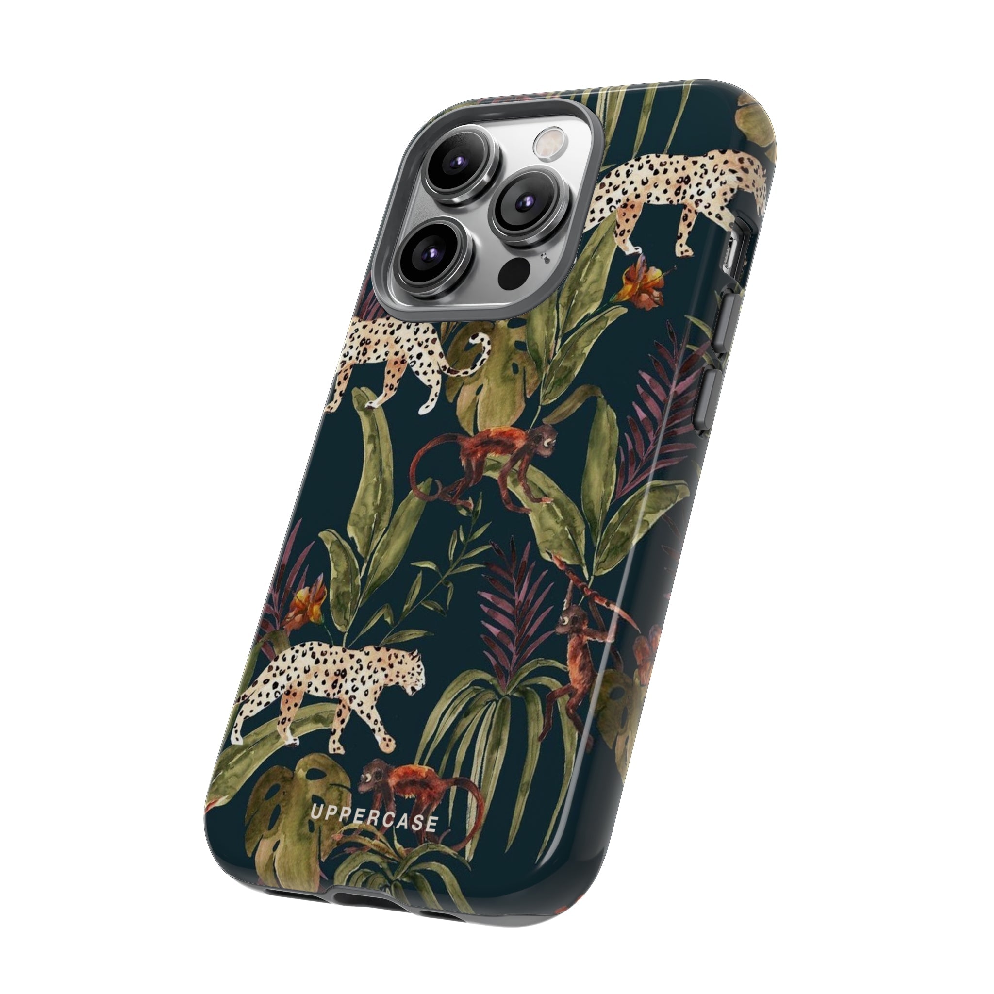 Leopard Prowl - Forest - Personalised Strong Case