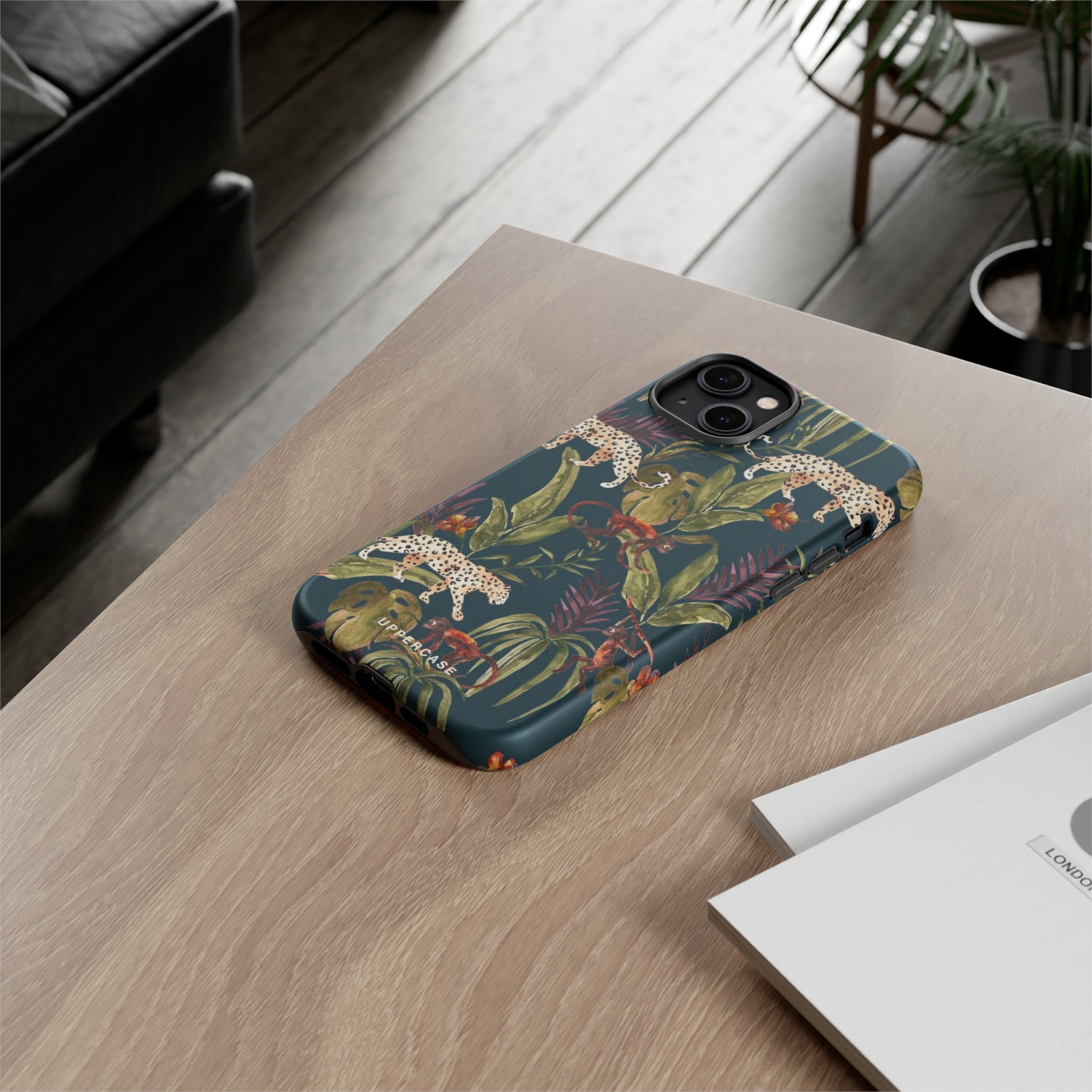 Leopard Prowl - Forest - Personalised Strong Case