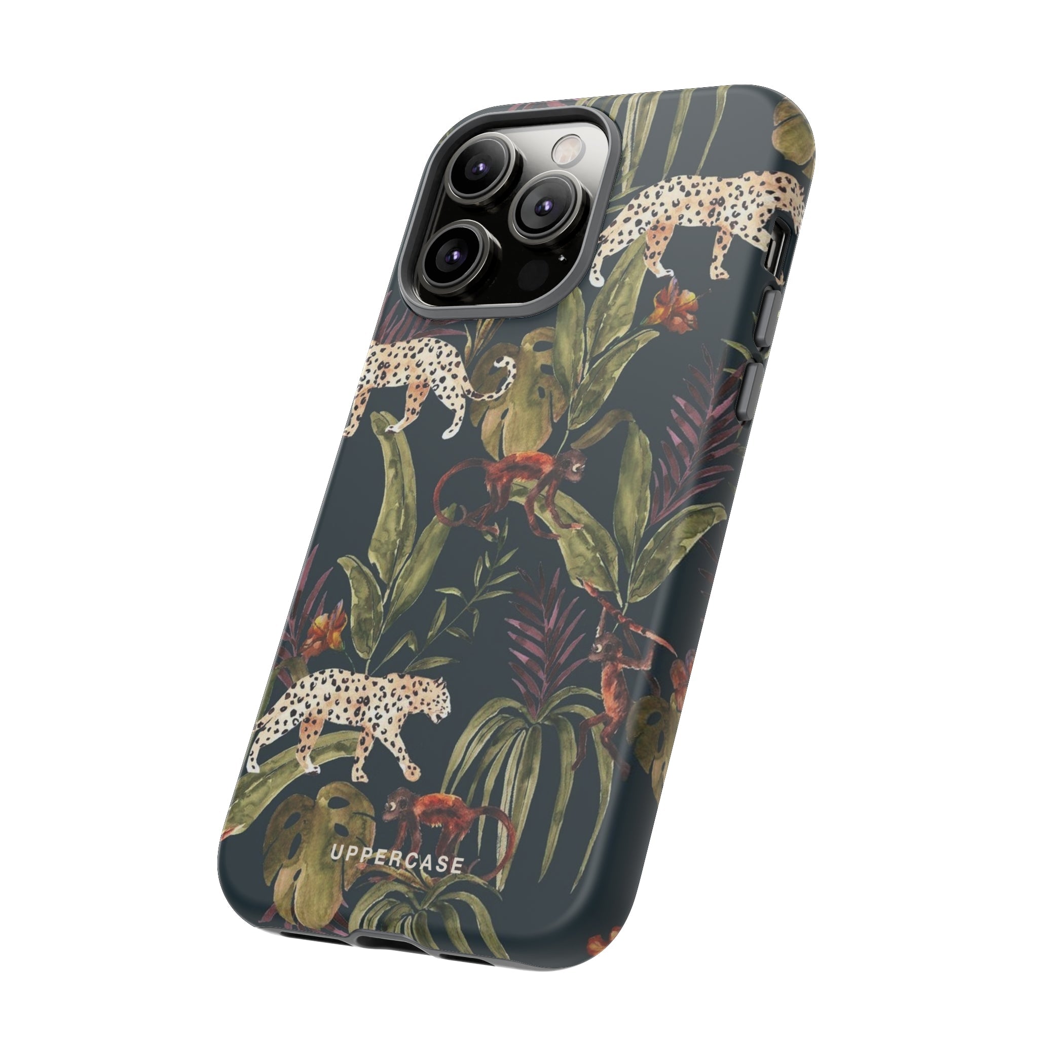 Leopard Prowl - Forest - Personalised Strong Case