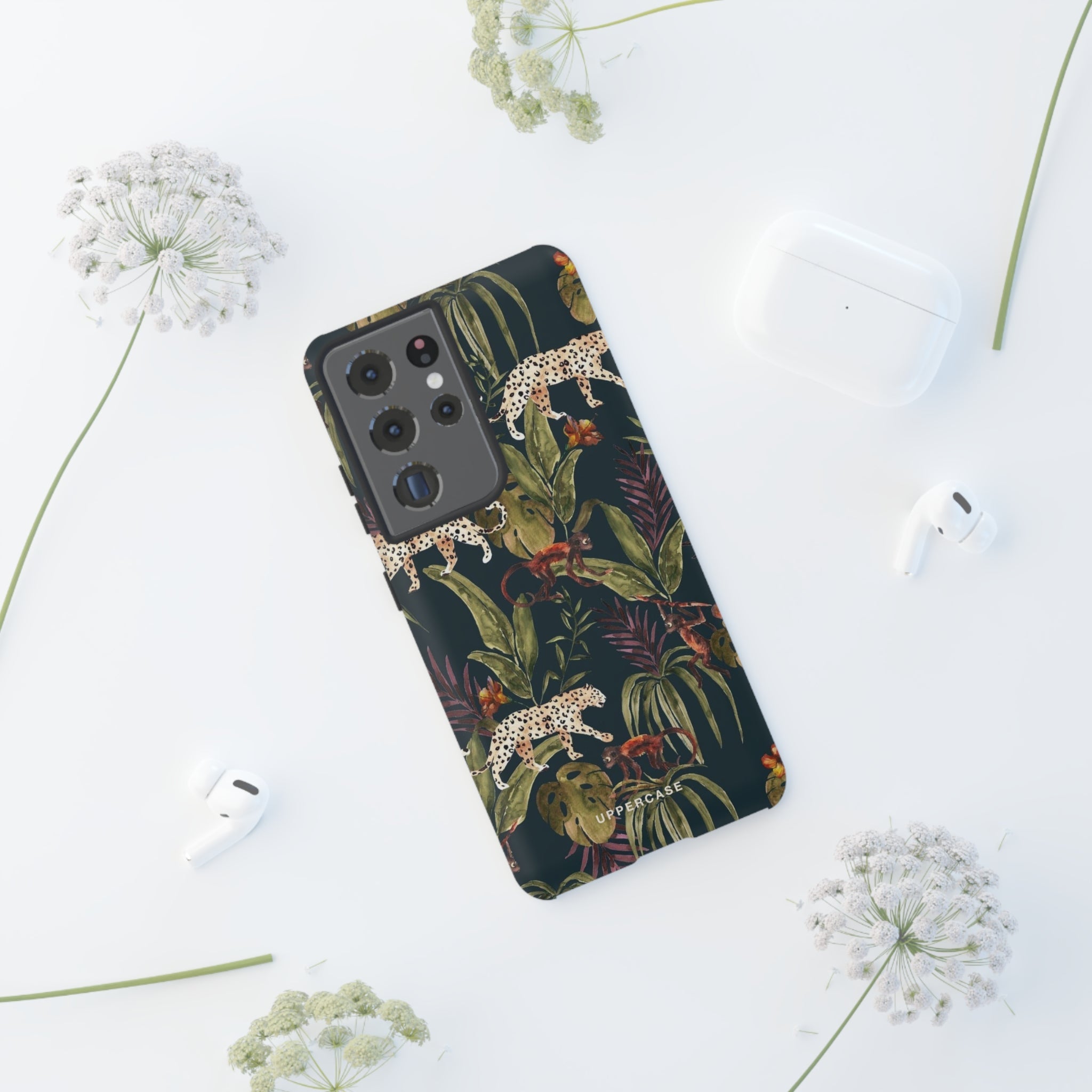 Leopard Prowl - Forest - Personalised Strong Case