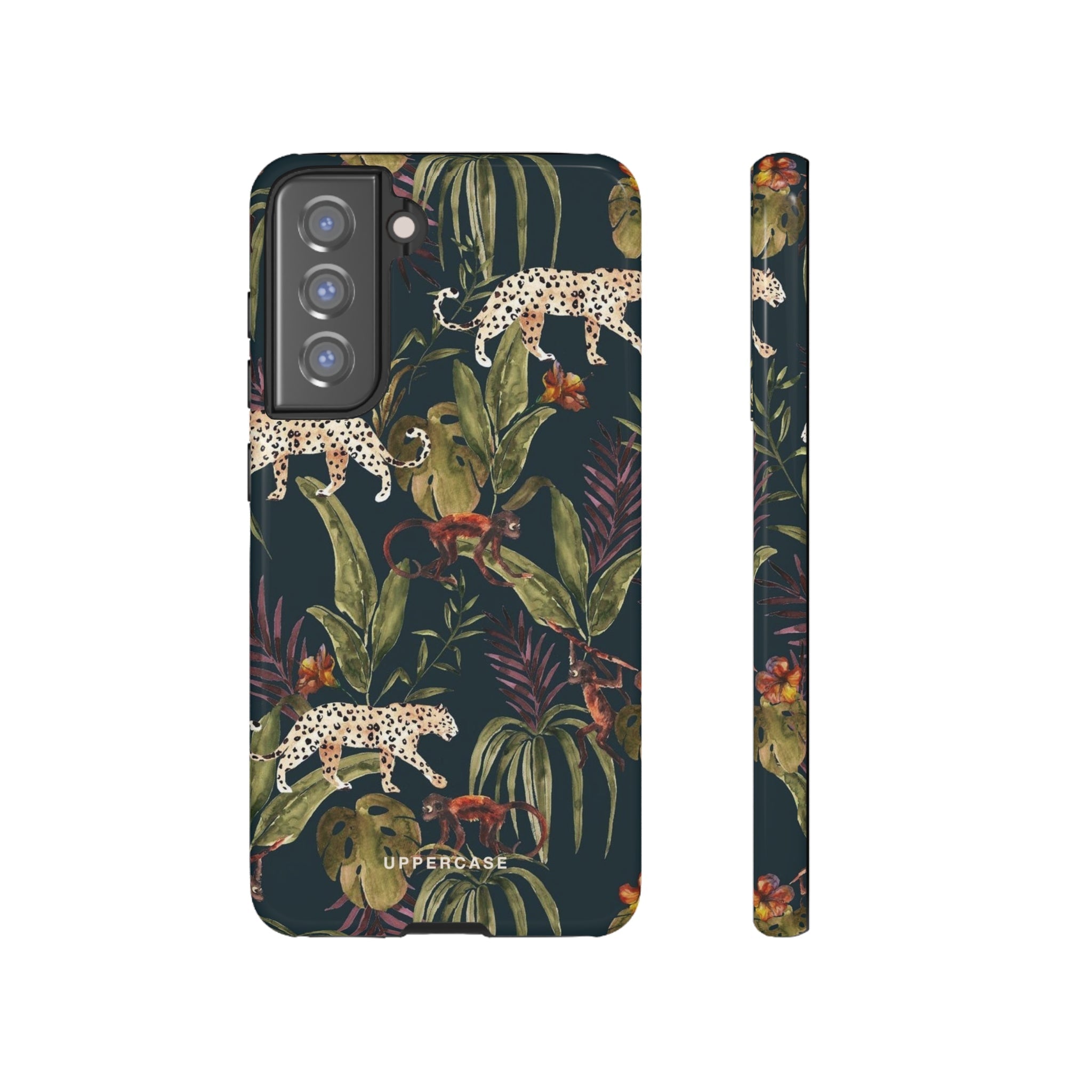 Leopard Prowl - Forest - Personalised Strong Case