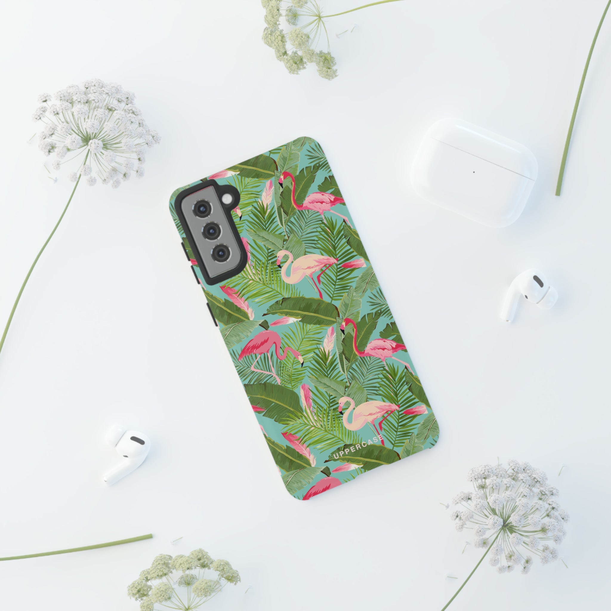 Flamingo Forest - Personalised Strong Case