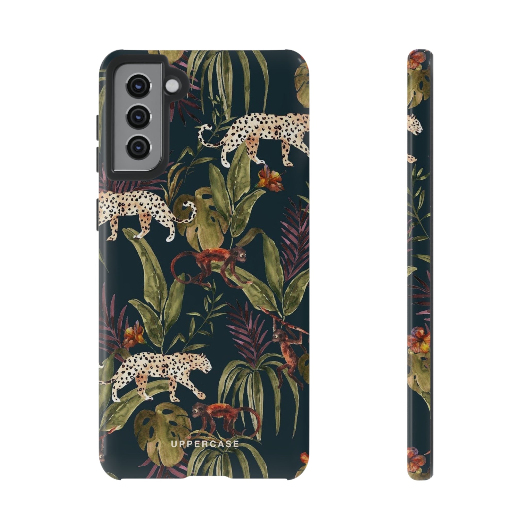 Leopard Prowl - Forest - Personalised Strong Case