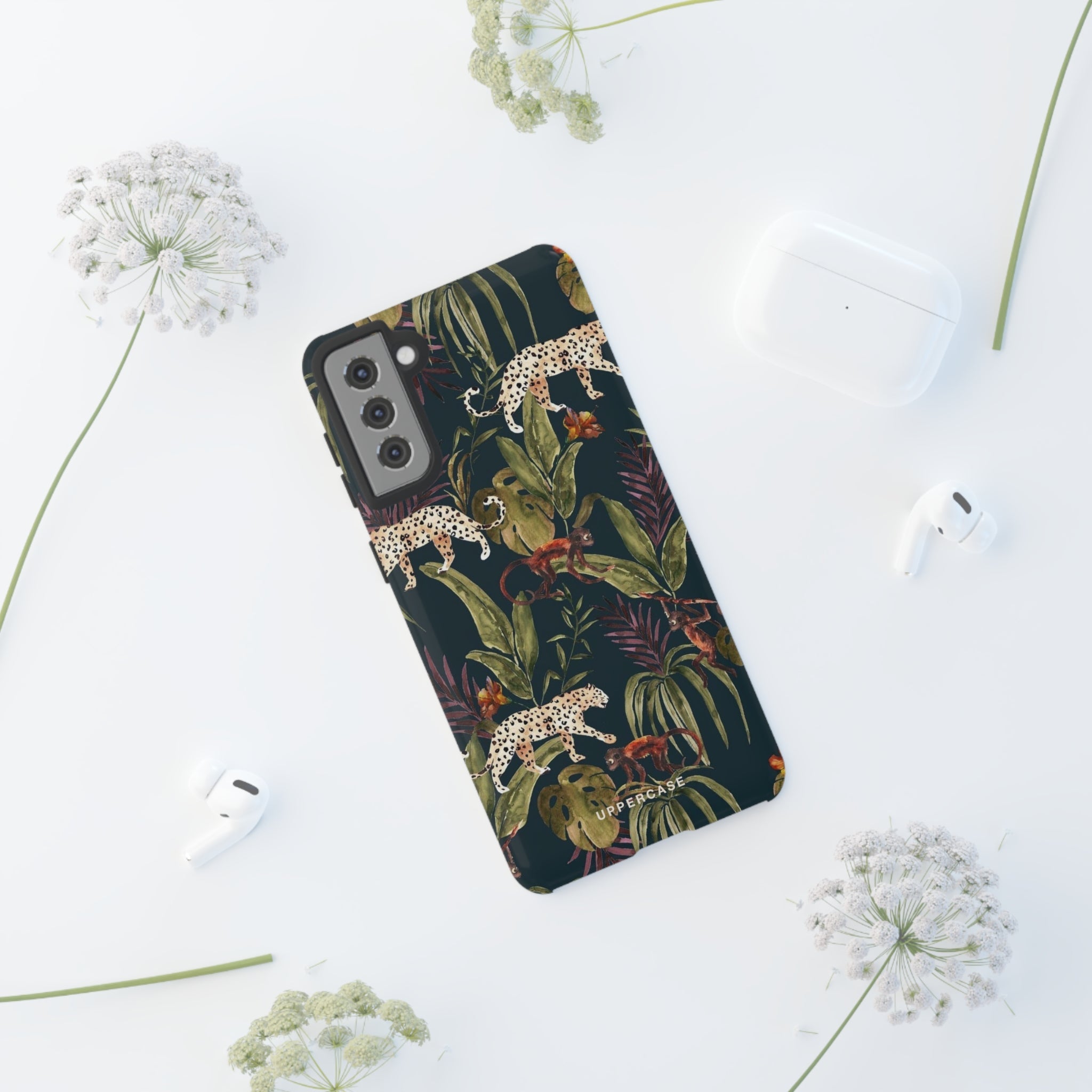 Leopard Prowl - Forest - Personalised Strong Case