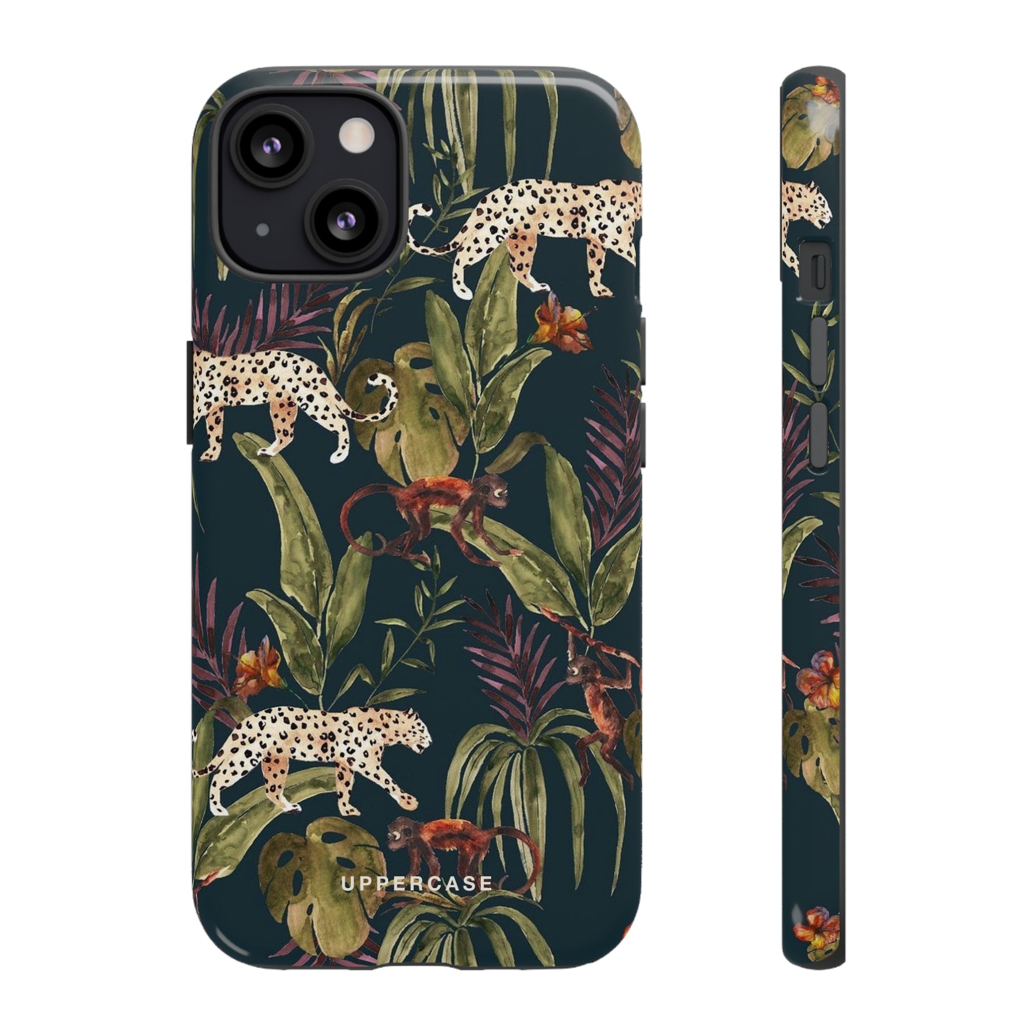 Leopard Prowl - Forest - Personalised Strong Case