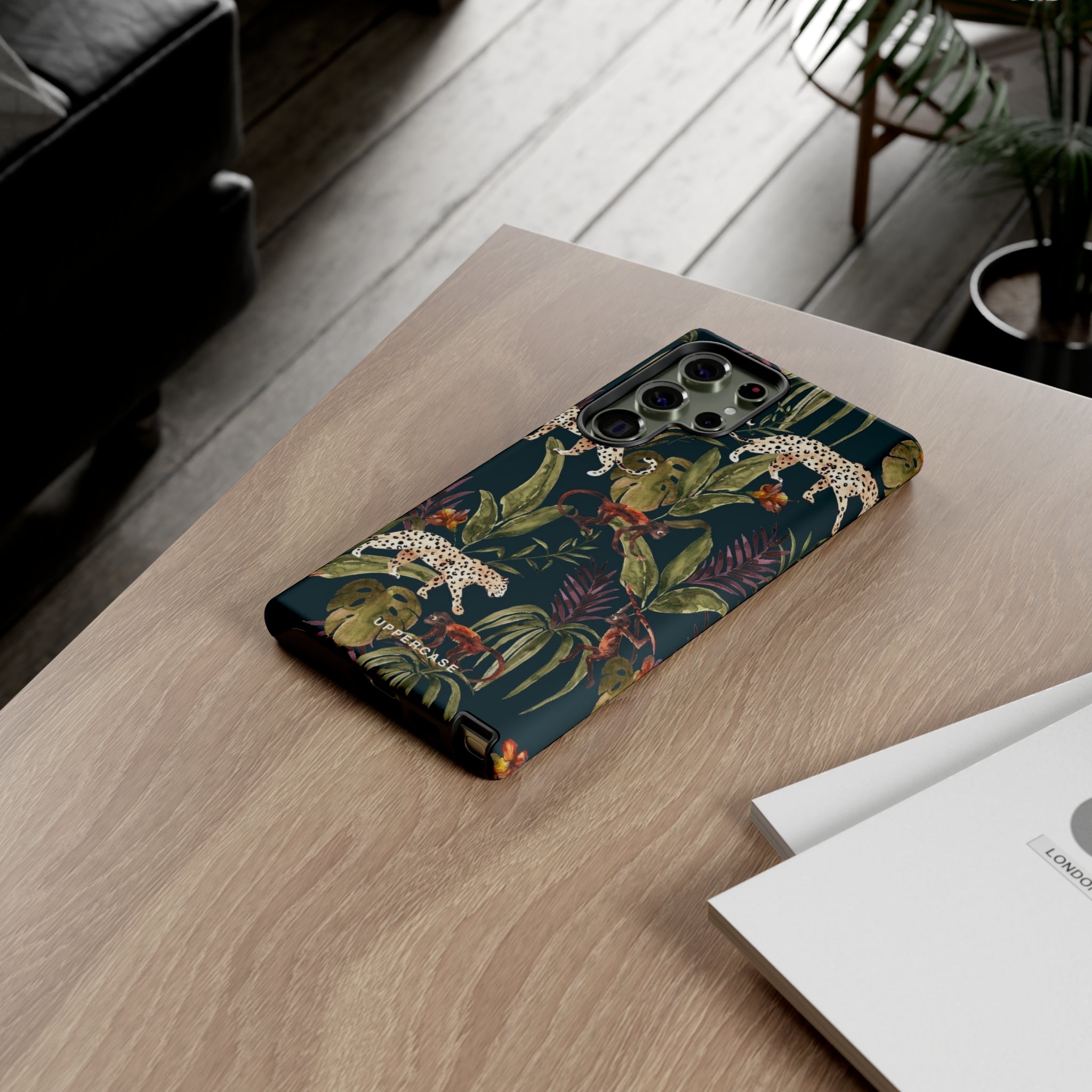 Leopard Prowl - Forest - Personalised Strong Case