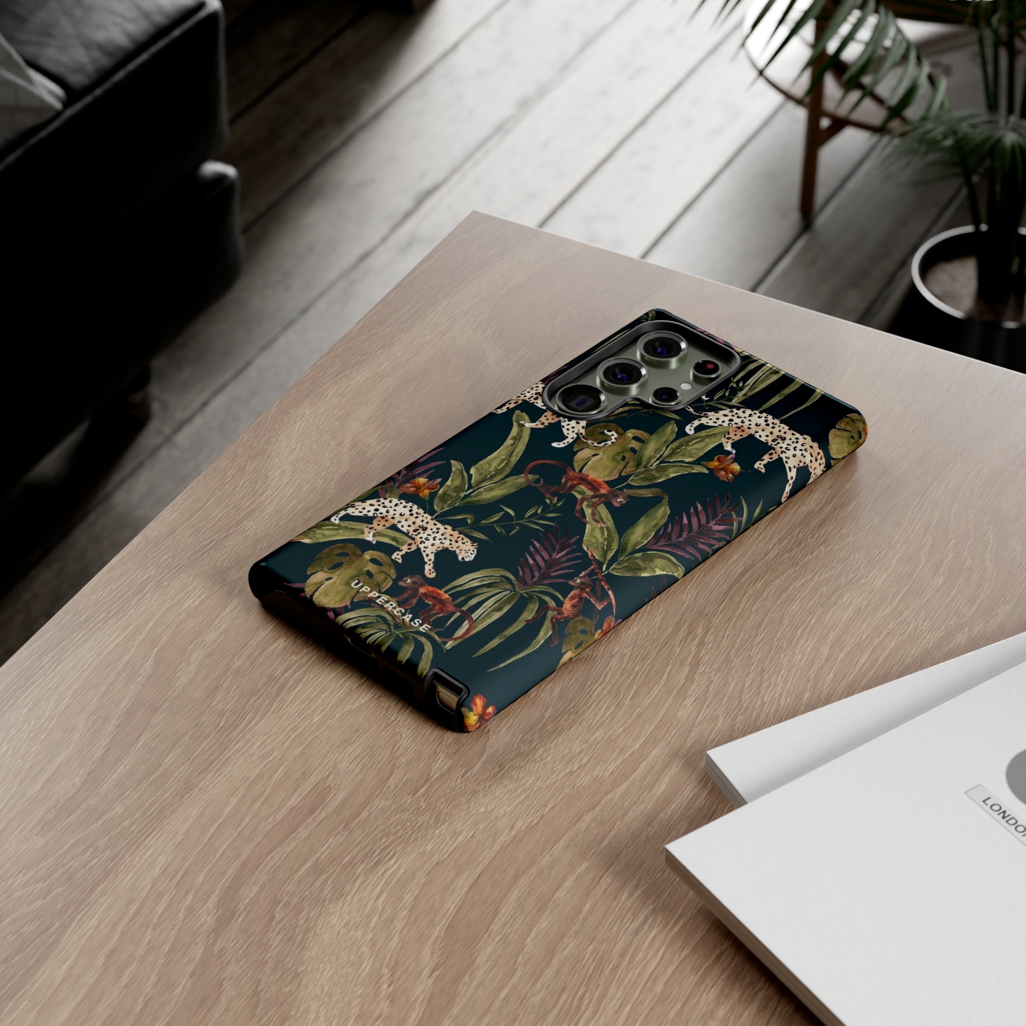 Leopard Prowl - Forest - Personalised Strong Case